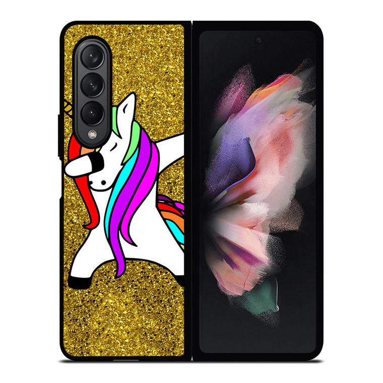 UNICORN DAB GOLD Samsung Galaxy Z Fold 3 Case Cover
