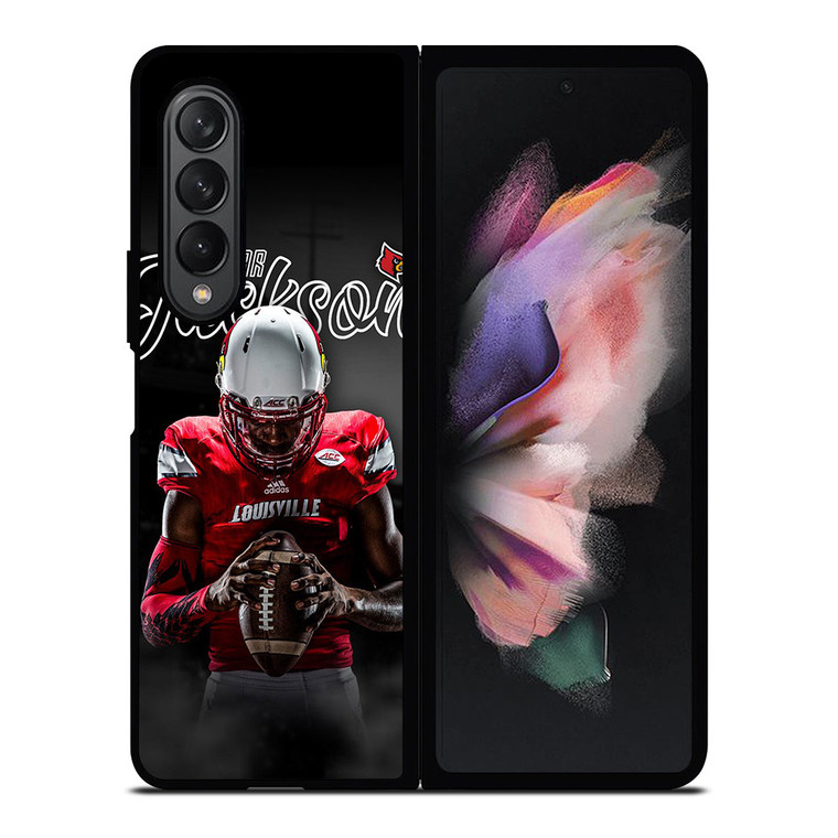 UNIVERSITY OF LOUISVILLE LAMAR JACKSON Samsung Galaxy Z Fold 3 Case Cover UNIVERSITY OF LOUISVILLE LAMAR JACKSON Samsung Galaxy Z Fold 3 Case Cover