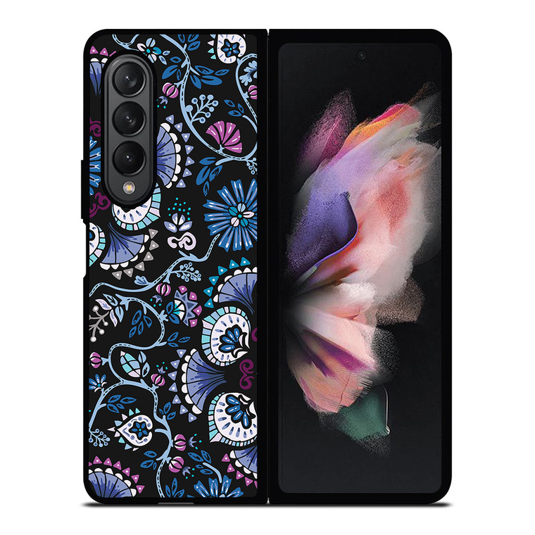 VERA BRADLEY BLACK Samsung Galaxy Z Fold 3 Case Cover