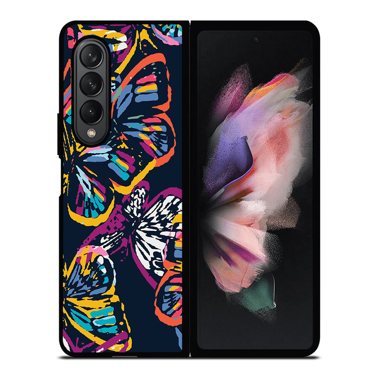 VERA BRADLEY BUTTERFLY Samsung Galaxy Z Fold 3 Case Cover VERA BRADLEY BUTTERFLY Samsung Galaxy Z Fold 3 Case Cover