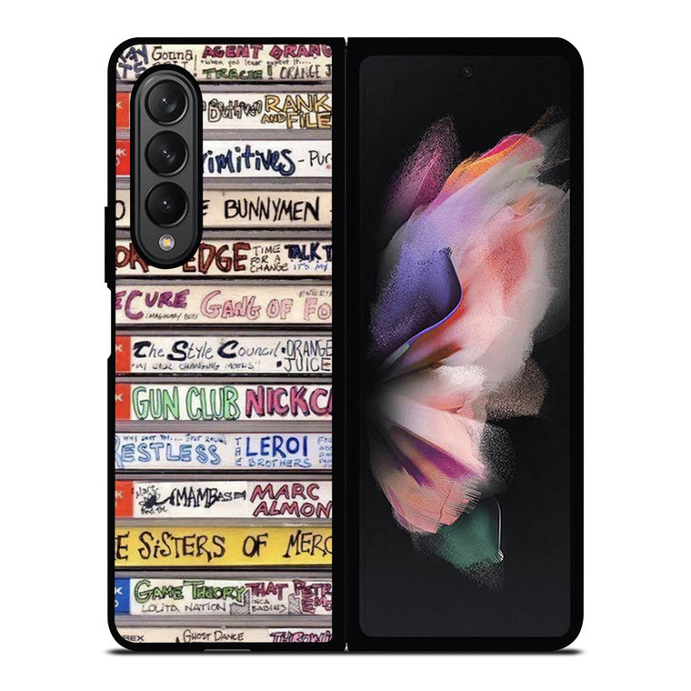 VINTAGE CASETTE COLLAGE Samsung Galaxy Z Fold 3 Case Cover VINTAGE CASETTE COLLAGE Samsung Galaxy Z Fold 3 Case Cover