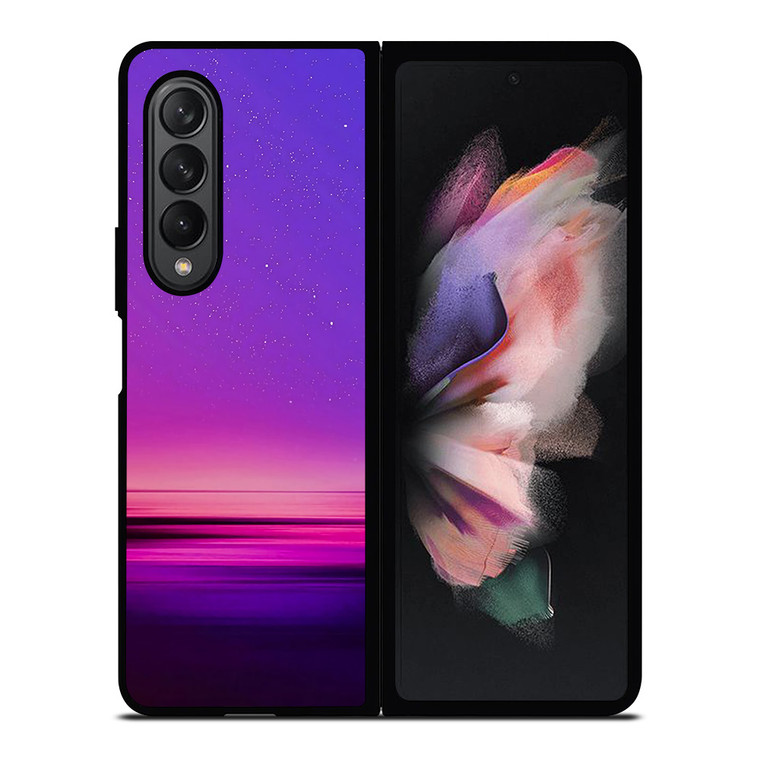 VIOLET SKY AND SEA Samsung Galaxy Z Fold 3 Case Cover
