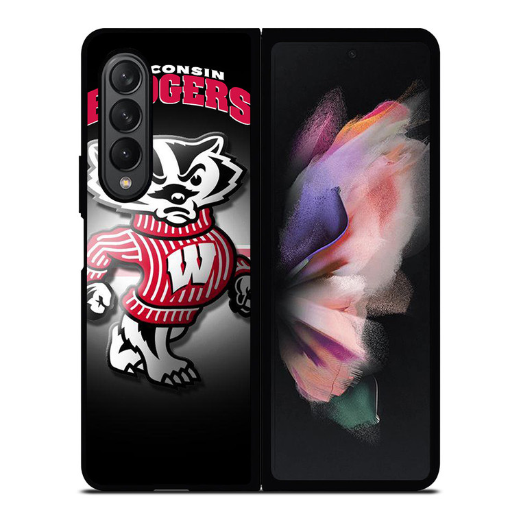 WISCONSIN BADGER FOOTBALL LOGO Samsung Galaxy Z Fold 3 Case Cover