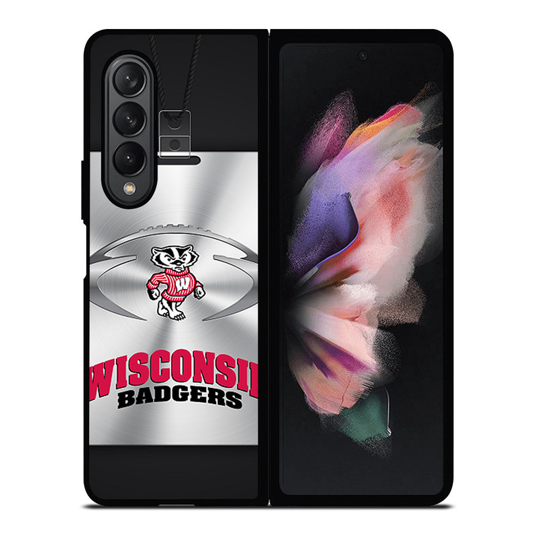 WISCONSIN BADGER NFL Samsung Galaxy Z Fold 3 Case Cover