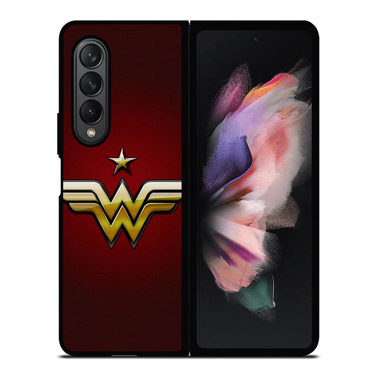 WONDER WOMAN LOGO DC Samsung Galaxy Z Fold 3 Case Cover