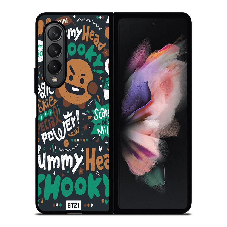 YUMMY HEAD SHOOKY BTS 21 Samsung Galaxy Z Fold 3 Case Cover