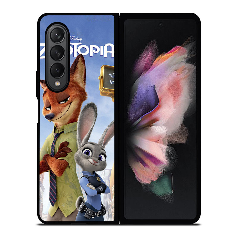ZOOTOPIA NICK AND JUDY DISNEY Samsung Galaxy Z Fold 3 Case Cover