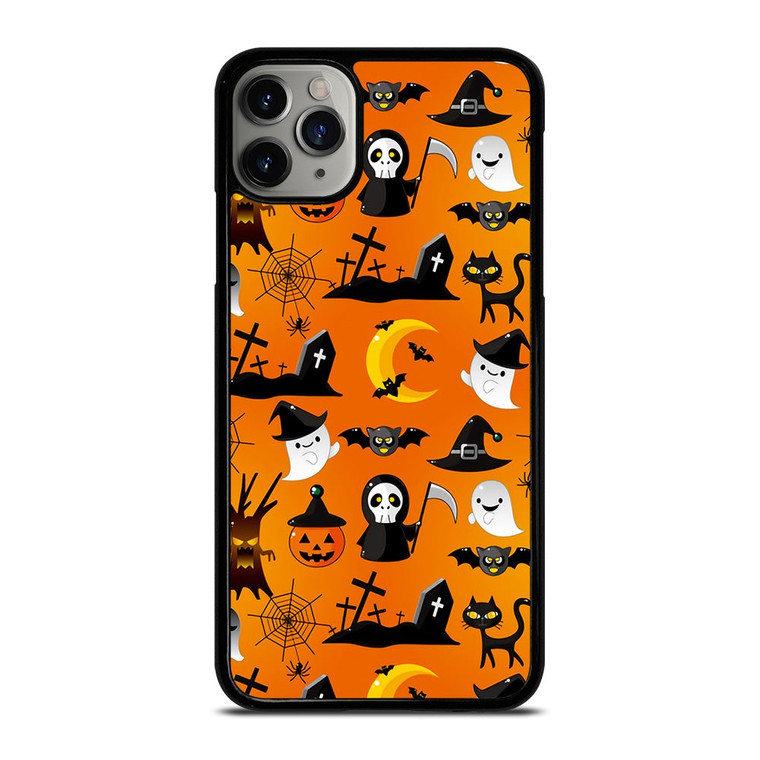 HAPPY HALLOWEEN CARTOON PATERN iPhone 11 Pro Max Case Cover