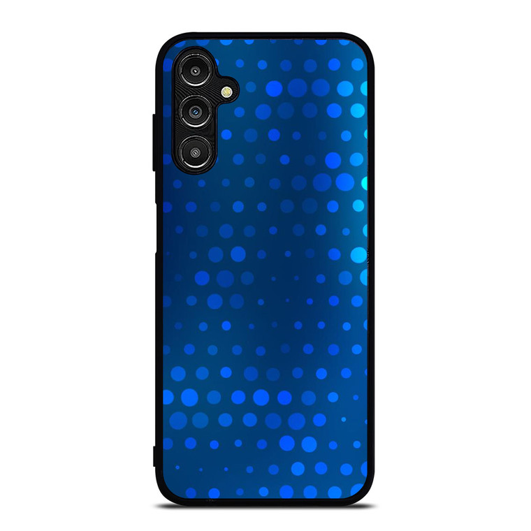 BLUE GRADIENT HALFTONE PATTERN Samsung Galaxy A14 Case Cover