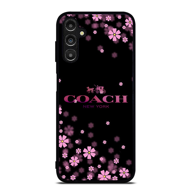 COACH FLOWERS PURPLE Samsung Galaxy A14 Case Cover COACH FLOWERS PURPLE Samsung Galaxy A14 Case Cover
