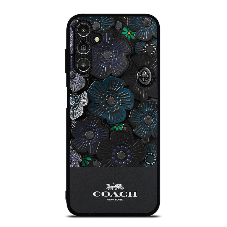 COACH NEW YORK BLACK TEA ROSE Samsung Galaxy A14 Case Cover COACH NEW YORK BLACK TEA ROSE Samsung Galaxy A14 Case Cover