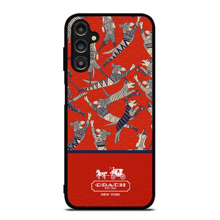 COACH NEW YORK DOG PARTY Samsung Galaxy A14 Case Cover
