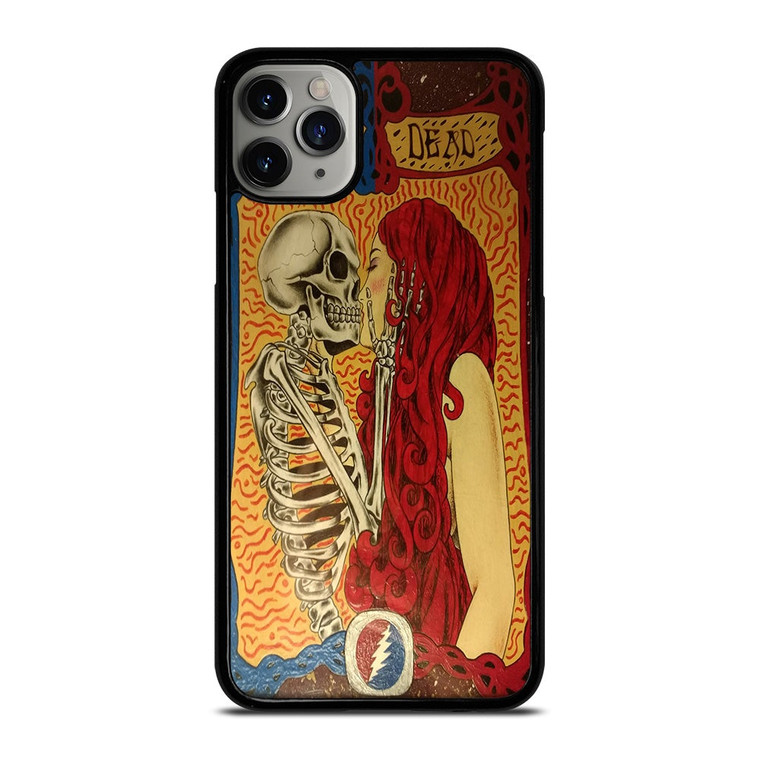GRATEFUL DEAD KISSING SKELETON iPhone 11 Pro Max Case Cover