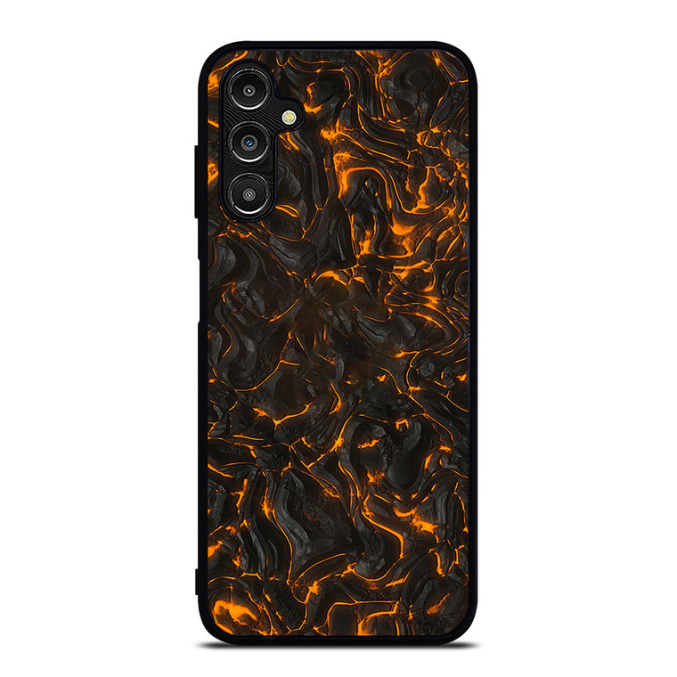 FIRE AND LAVA TEXTURES Samsung Galaxy A14 Case Cover