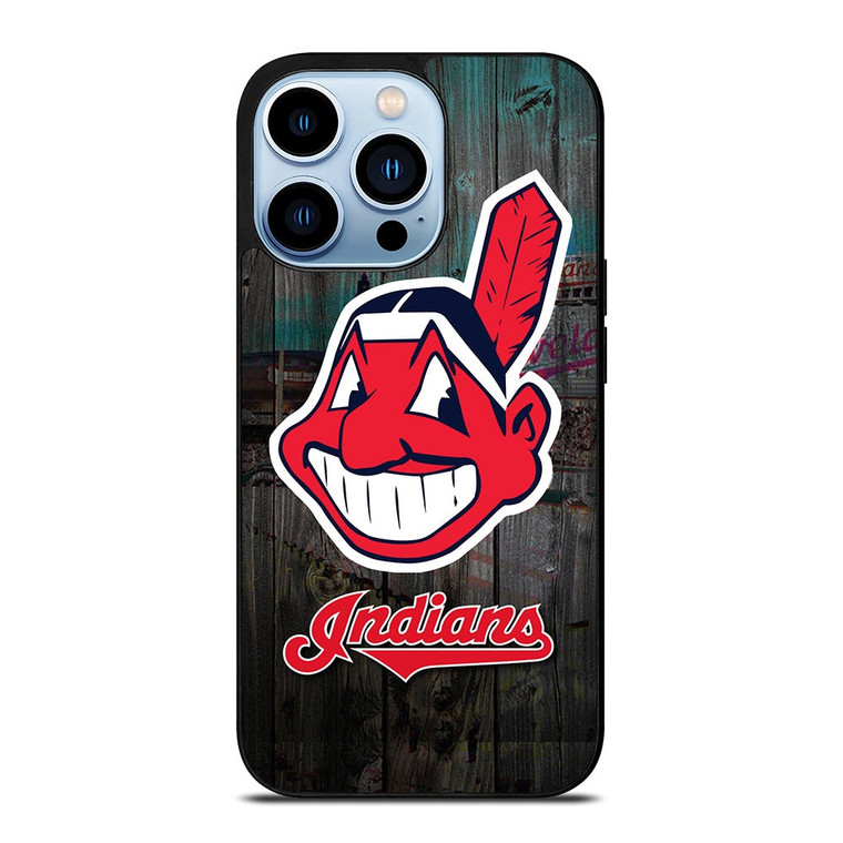 CLEVELAND INDIANS WOODEN LOGO iPhone 13 Pro Max Case Cover