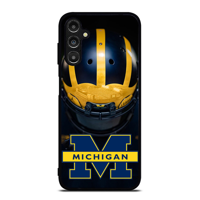 MICHIGAN WOLVERINES HELMET Samsung Galaxy A14 Case Cover