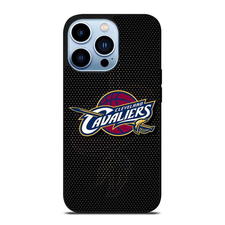 CLEVELAND CAVALIERS CARBON LOGO iPhone 13 Pro Max Case Cover