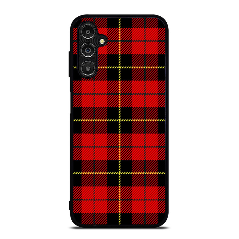 RED BLACK TARTAN PATTERN Samsung Galaxy A14 Case Cover RED BLACK TARTAN PATTERN Samsung Galaxy A14 Case Cover