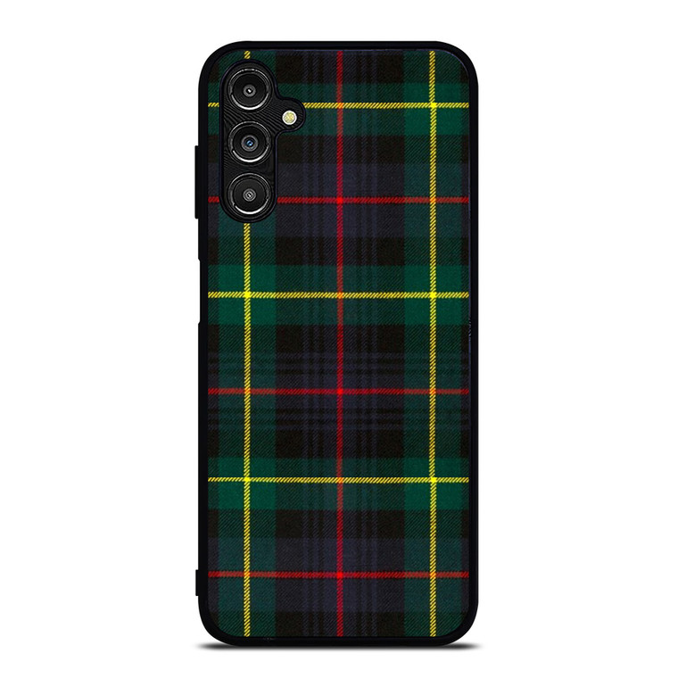 RED YELLOW TARTAN PLAID PATTERN Samsung Galaxy A14 Case Cover