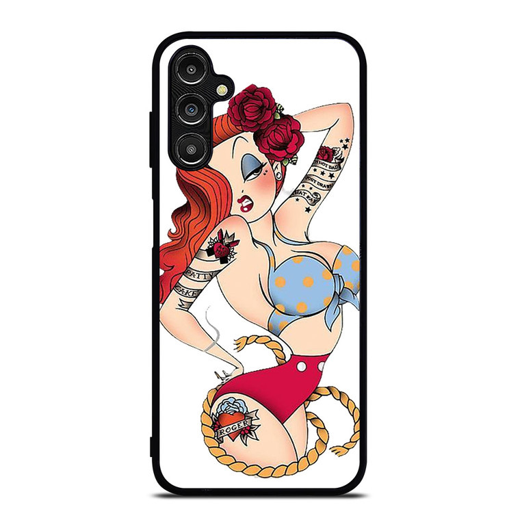 SAILOR JERRY TATTOO JESSICA RABBIT Samsung Galaxy A14 Case Cover SAILOR JERRY TATTOO JESSICA RABBIT Samsung Galaxy A14 Case Cover