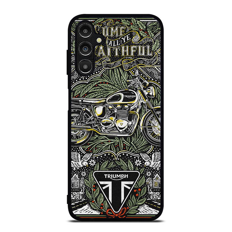 TRIUMPH MOTORCYCLE POSTER Samsung Galaxy A14 Case Cover