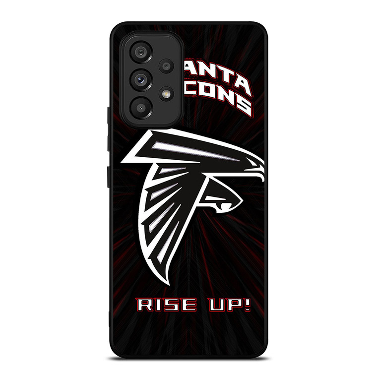 ATLANTA FALCONS RISE UP LOGO Samsung Galaxy A53 Case Cover