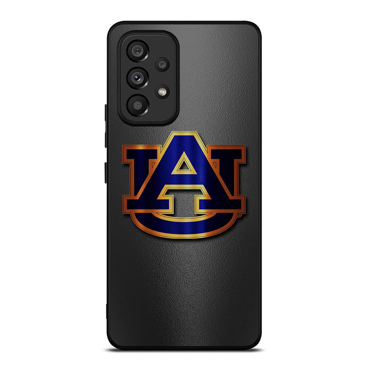 AUBURN TIGERS FOOTBALL LOGO METAL Samsung Galaxy A53 Case Cover