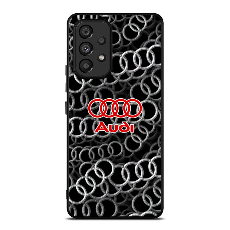AUDI RING LOGO PATTERN Samsung Galaxy A53 Case Cover