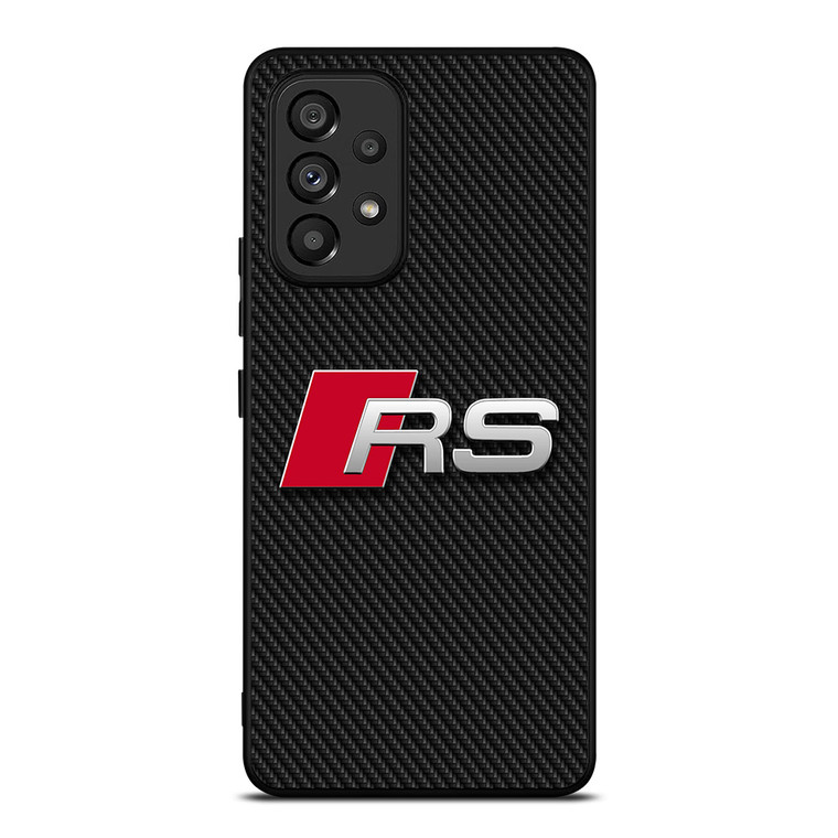 AUDI RS CARBON LOGO Samsung Galaxy A53 Case Cover