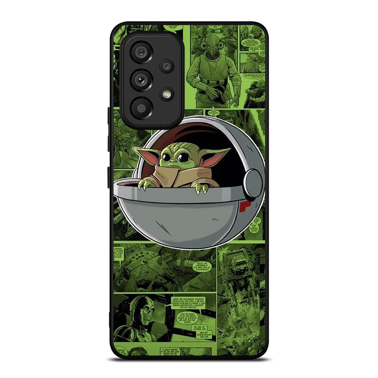 BABY YODA STAR WARS COMICS Samsung Galaxy A53 Case Cover