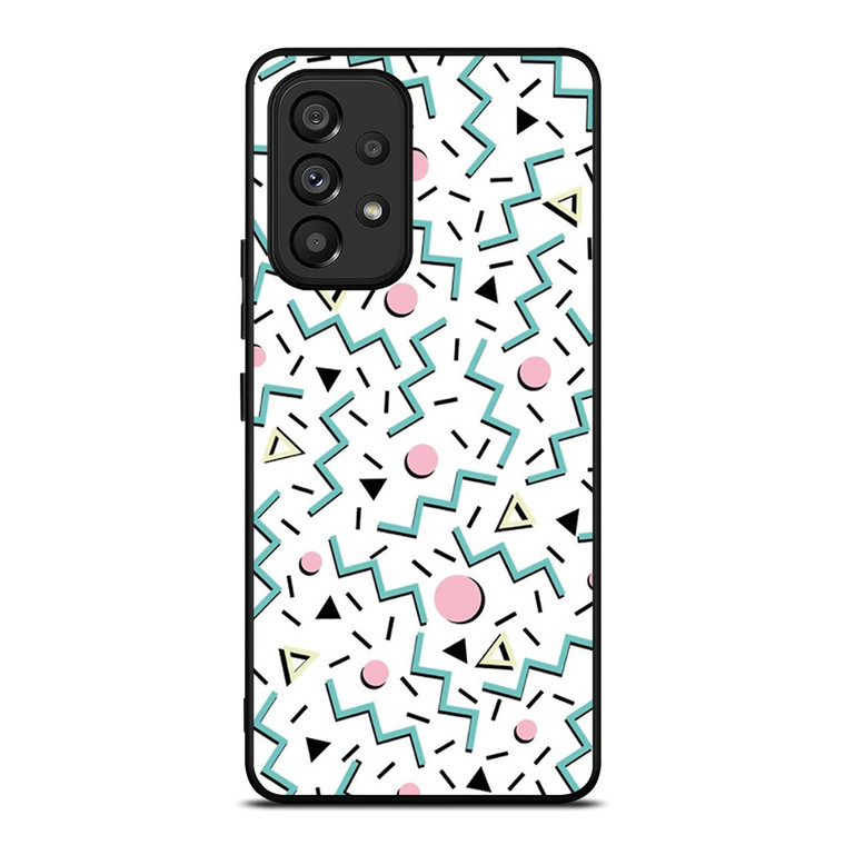 BACK TO 80S PATTERN Samsung Galaxy A53 Case Cover