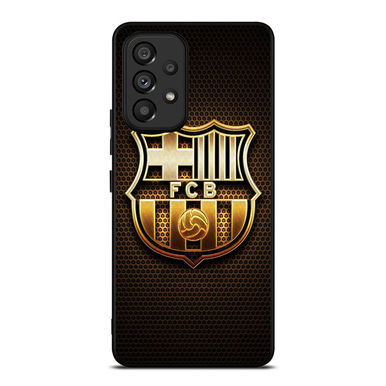BARCELONA FC GOLD LOGO Samsung Galaxy A53 Case Cover