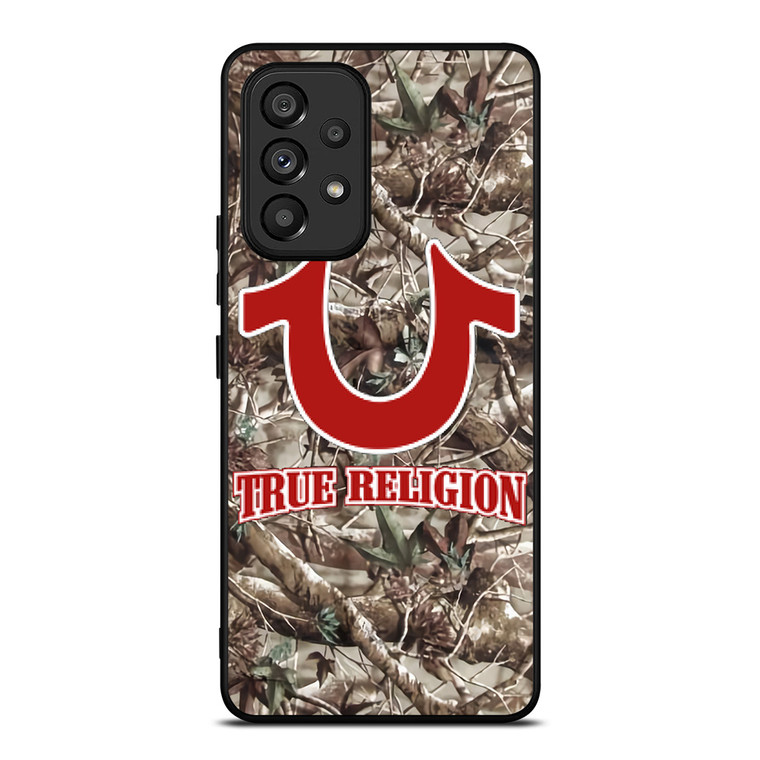 BIG BUDDHA TRUE RELIGION CAMO LOGO Samsung Galaxy A53 Case Cover