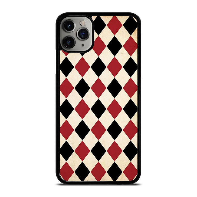 DIAMOND RED BACK PATTERN iPhone 11 Pro Max Case Cover
