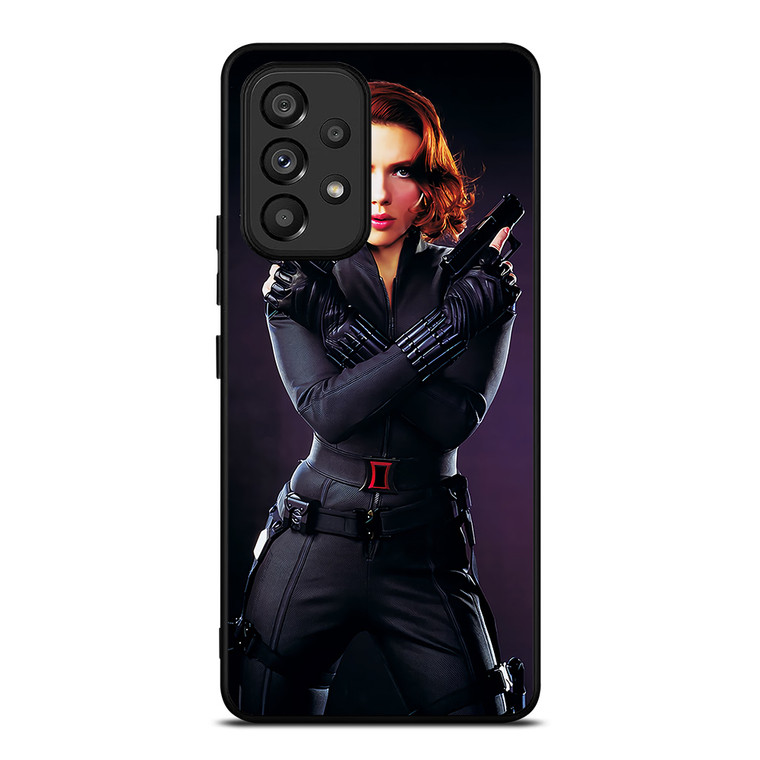 BLACK WIDOW SEXY GUN AVENGERS Samsung Galaxy A53 Case Cover