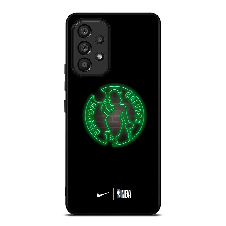 BOSTON CELTICS NEON NIKE NBA Samsung Galaxy A53 Case Cover