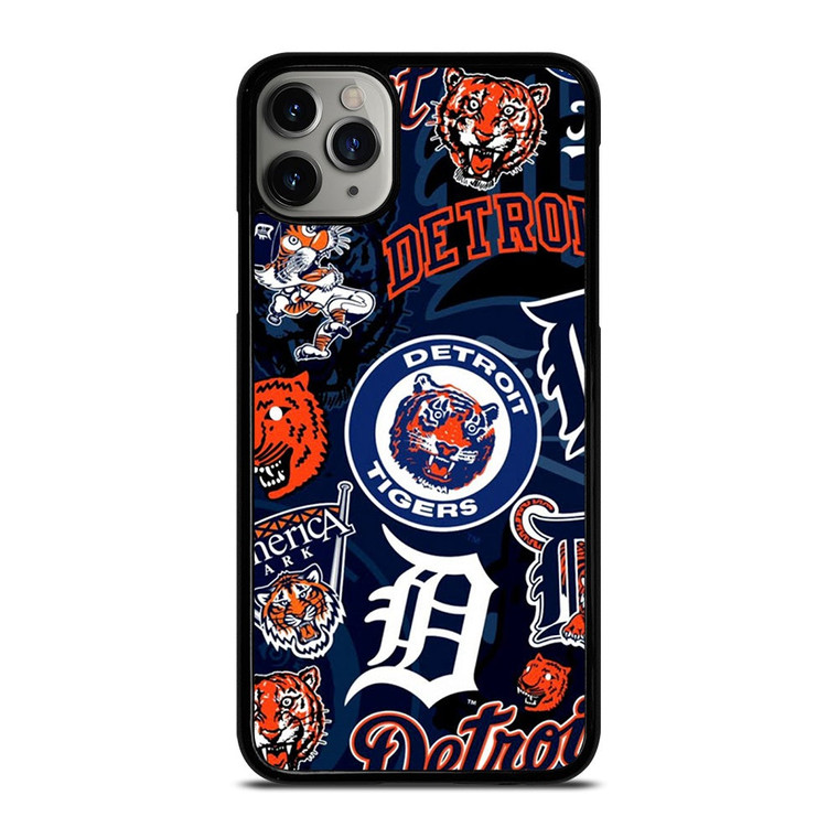 DETROIT TIGERS BASEBALL COLLAGE iPhone 11 Pro Max Case Cover