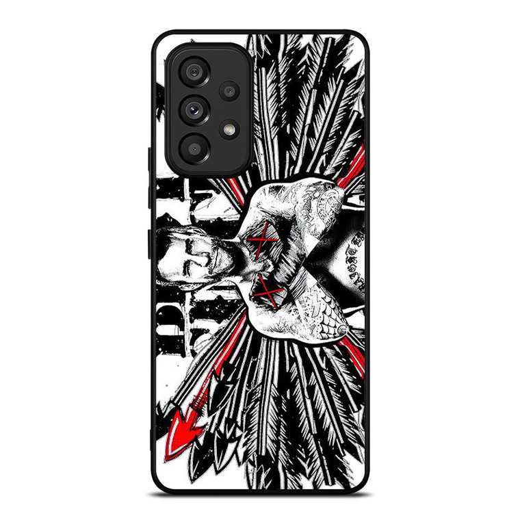CM PUNK GLOVES ART Samsung Galaxy A53 Case Cover