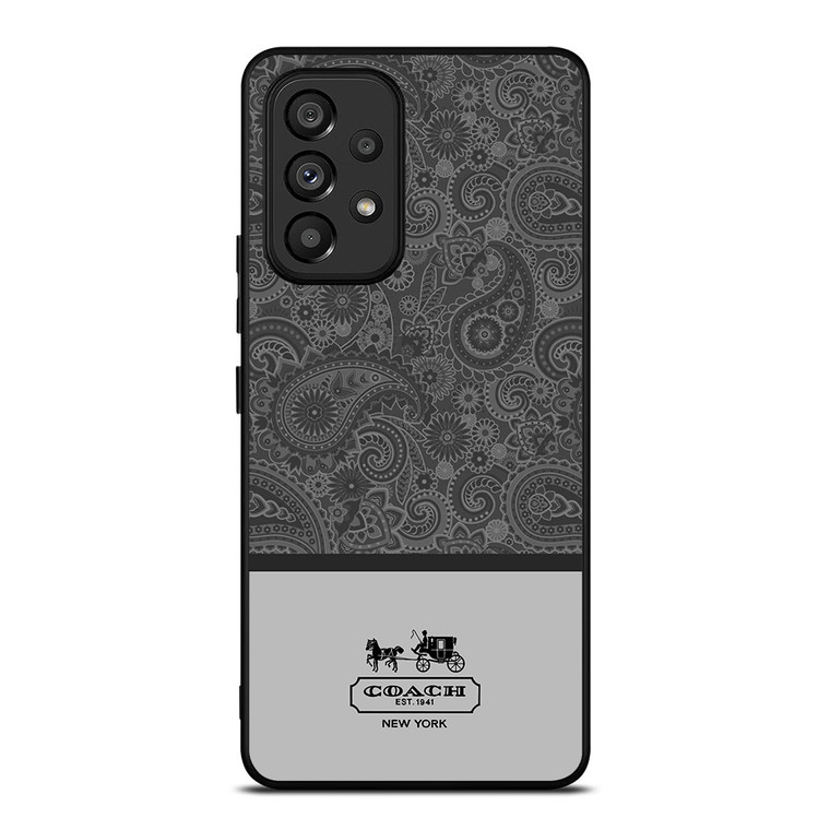 COACH NEW YORK GREY BATIK Samsung Galaxy A53 Case Cover