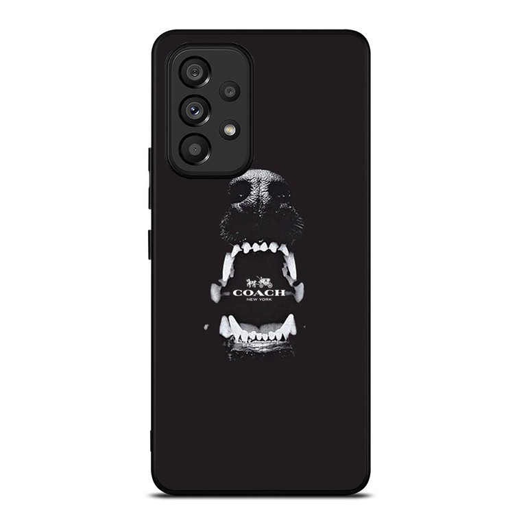 COACH NEW YORK LOGO DOG Samsung Galaxy A53 Case Cover