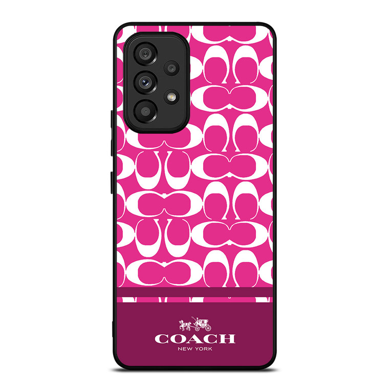 COACH PINK NEW YORK Samsung Galaxy A53 Case Cover