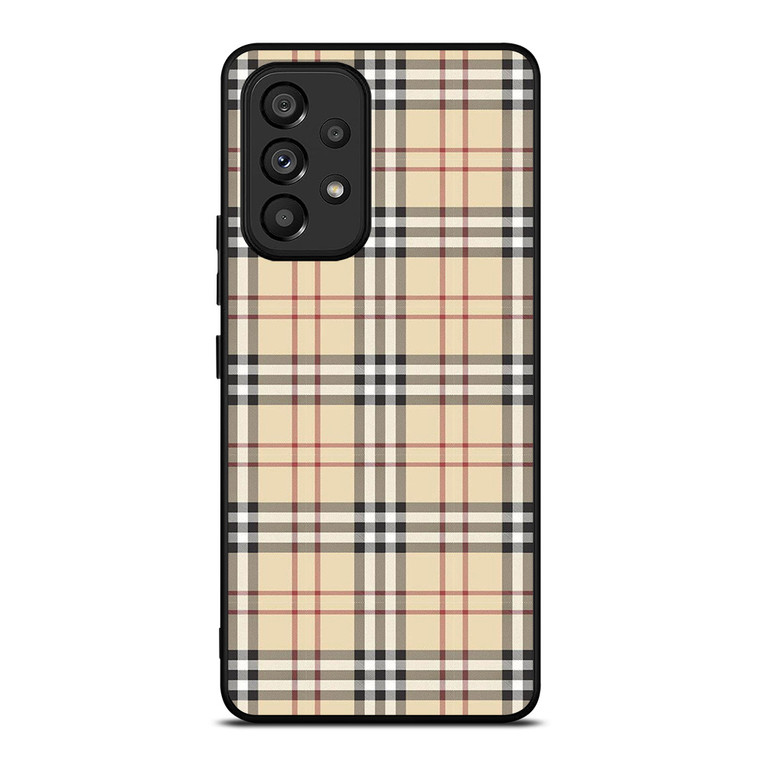 CREAM TARTAN PATTERN Samsung Galaxy A53 Case Cover