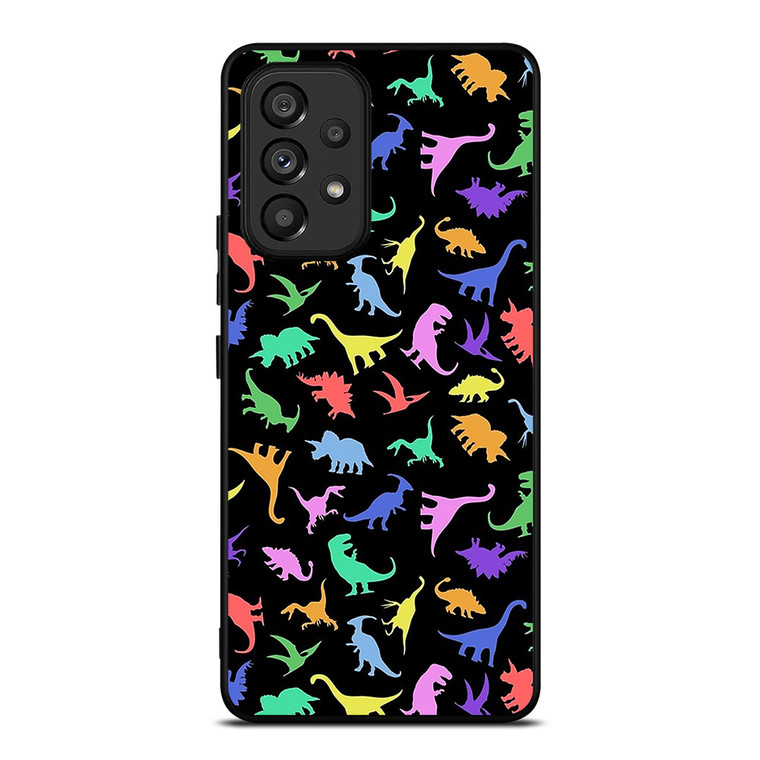 DINOSAUR COLORFUL PATTERN Samsung Galaxy A53 Case Cover