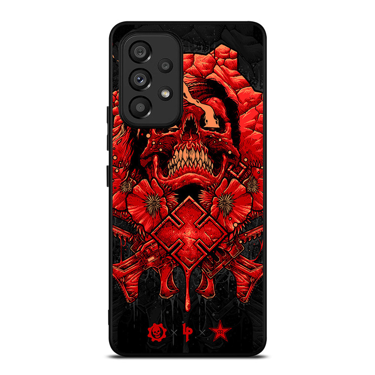 GEARS OF WAR SKULL RED Samsung Galaxy A53 Case Cover