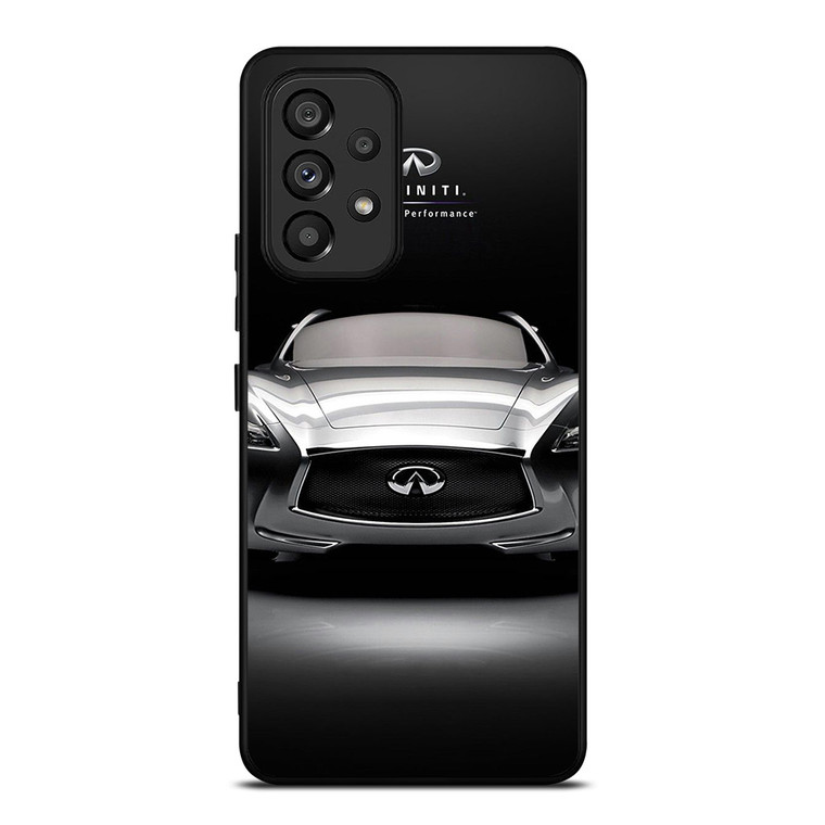 INFINITI WHITE CAR Samsung Galaxy A53 Case Cover
