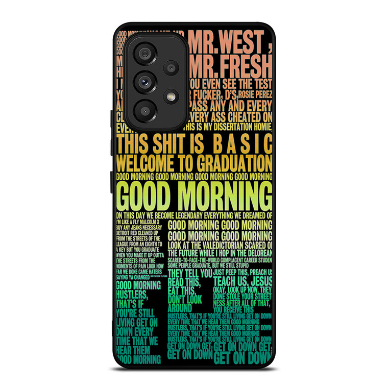 KANYE WEST RAPPER LYRICS Samsung Galaxy A53 Case Cover
