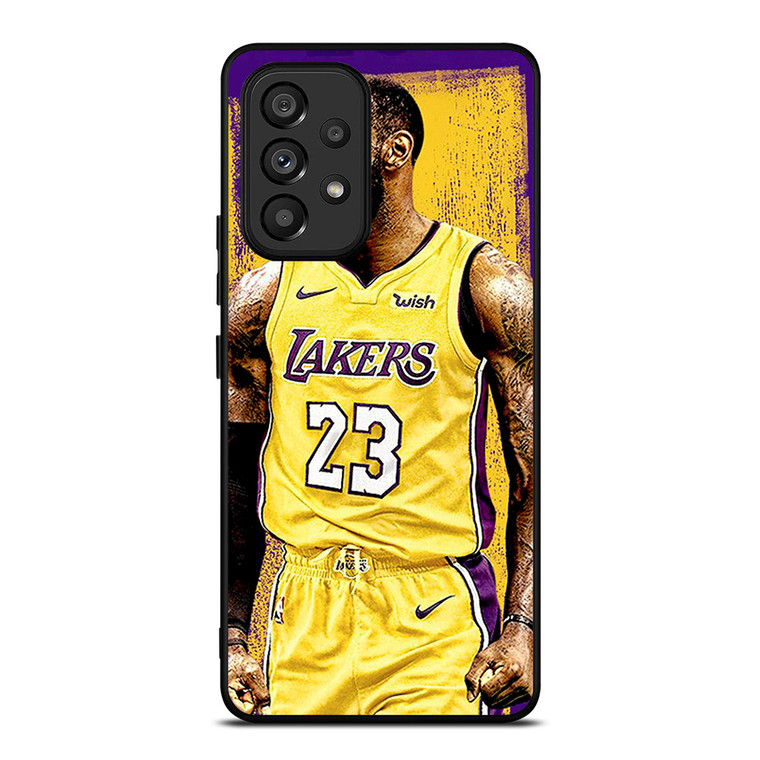 LEBRON JAMES LA LAKERS ART Samsung Galaxy A53 Case Cover