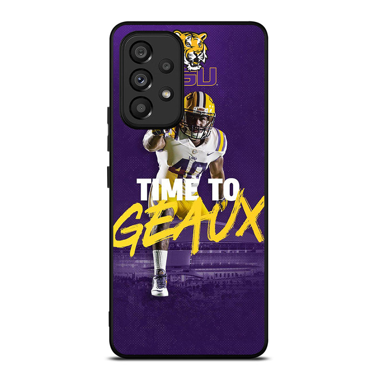 LSU TIGERS TIME TO GEAUX Samsung Galaxy A53 Case Cover
