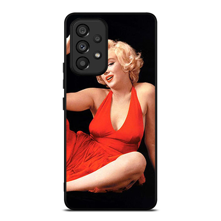 MARILYN MONROE RED DRESS Samsung Galaxy A53 Case Cover