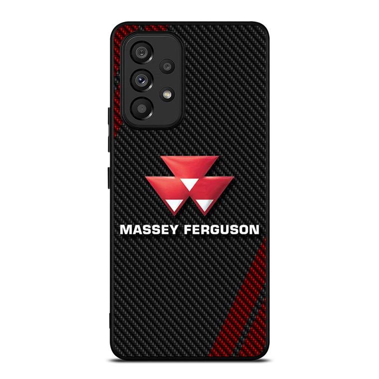 MASSEY FERGUSON CARBON LOGO Samsung Galaxy A53 Case Cover